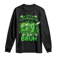 Its St Patricks Day 67 Bruh Long Sleeve Shirt Funny Shamrock Six Seven 6 7 Meme Gen Alpha