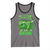 Its St Patricks Day 67 Bruh Tank Top Funny Shamrock Six Seven 6 7 Meme Gen Alpha