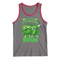 Its St Patricks Day 67 Bruh Tank Top Funny Shamrock Six Seven 6 7 Meme Gen Alpha