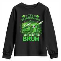 Its St Patricks Day 67 Bruh Youth Sweatshirt Funny Shamrock Six Seven 6 7 Meme Gen Alpha