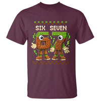 Six Seven Brainrot Italian Funny 67 T Shirt Checkered Kids Gaming Meme
