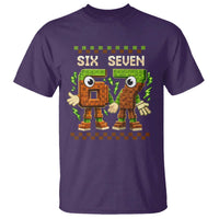 Six Seven Brainrot Italian Funny 67 T Shirt Checkered Kids Gaming Meme