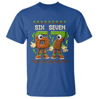 Six Seven Brainrot Italian Funny 67 T Shirt Checkered Kids Gaming Meme