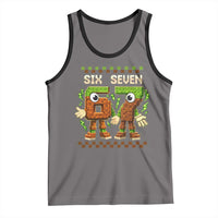 Six Seven Brainrot Italian Funny 67 Tank Top Checkered Kids Gaming Meme
