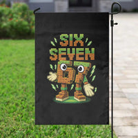 Six Seven Brainrot Italian Funny 67 Kids Gaming Meme Garden Flag
