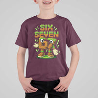 Six Seven Brainrot Italian Funny 67 Kids Gaming Meme T Shirt For Kid
