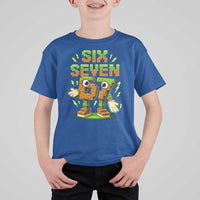 Six Seven Brainrot Italian Funny 67 Kids Gaming Meme T Shirt For Kid