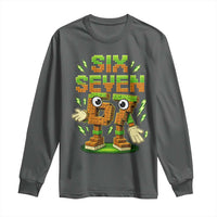 Six Seven Brainrot Italian Funny 67 Kids Gaming Meme Long Sleeve Shirt