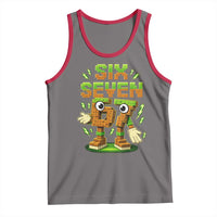Six Seven Brainrot Italian Funny 67 Kids Gaming Meme Tank Top