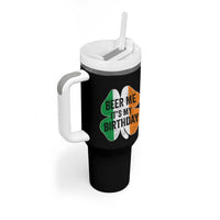 Funny Birthday St Patricks Day Tumbler With Handle Beer Me Its My Birthday Ireland Irish Shamrock