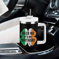Funny Birthday St Patricks Day Tumbler With Handle Beer Me Its My Birthday Ireland Irish Shamrock