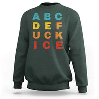 Fck Ice Sweatshirt Retro Protest Chinga La Migra Subtle FDT