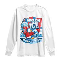 Abolish Ice Long Sleeve Shirt Subtle FDT Penguin Slush Drink Funny Summer Chill Mode