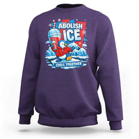 Abolish Ice Sweatshirt Subtle FDT Penguin Slush Drink Funny Summer Chill Mode