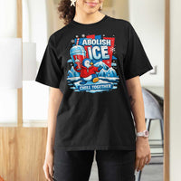 Abolish Ice T Shirt For Women Subtle FDT Penguin Slush Drink Funny Summer Chill Mode