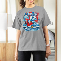 Abolish Ice T Shirt For Women Subtle FDT Penguin Slush Drink Funny Summer Chill Mode