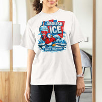 Abolish Ice T Shirt For Women Subtle FDT Penguin Slush Drink Funny Summer Chill Mode