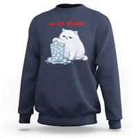 Abolish Ice Protest Sweatshirt Subtle FDT Cat Meme No Ice Please