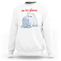 Abolish Ice Protest Sweatshirt Subtle FDT Cat Meme No Ice Please