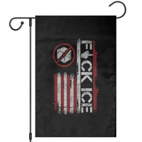 Fck Ice Garden Flag Retro US Flag Subtle FDT Protest