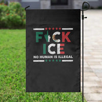 Fck Ice Garden Flag Mexico Flag Mexican Immigrant Anti Immigration Enforcement
