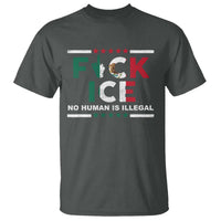 Fck Ice T Shirt Mexico Flag Mexican Immigrant Anti Immigration Enforcement