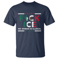 Fck Ice T Shirt Mexico Flag Mexican Immigrant Anti Immigration Enforcement
