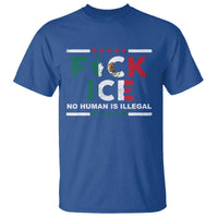 Fck Ice T Shirt Mexico Flag Mexican Immigrant Anti Immigration Enforcement