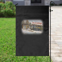 Coming To The Cottage Garden Flag Retro LGBT Romance Hockey Fan