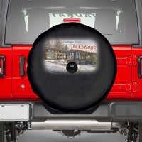 Coming To The Cottage Spare Tire Cover Retro LGBT Romance Hockey Fan