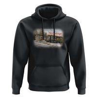 Coming To The Cottage Hoodie Retro LGBT Romance Hockey Fan