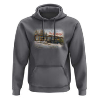 Coming To The Cottage Hoodie Retro LGBT Romance Hockey Fan