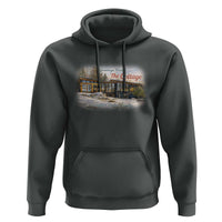 Coming To The Cottage Hoodie Retro LGBT Romance Hockey Fan