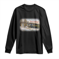 Coming To The Cottage Long Sleeve Shirt Retro LGBT Romance Hockey Fan