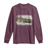Coming To The Cottage Long Sleeve Shirt Retro LGBT Romance Hockey Fan