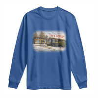 Coming To The Cottage Long Sleeve Shirt Retro LGBT Romance Hockey Fan