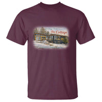 Coming To The Cottage T Shirt Retro LGBT Romance Hockey Fan