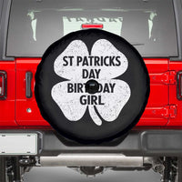 St Patricks Day Birthday Girl Spare Tire Cover Irish Bday Shamrock Clovers