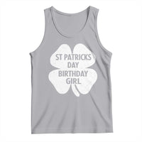 St Patricks Day Birthday Girl Tank Top Irish Bday Shamrock Clovers