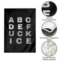 Fck Ice Garden Flag Chinga La Migra Subtle FDT