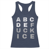 Fck Ice Racerback Tank Top Chinga La Migra Subtle FDT