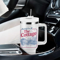 Team Hollanov Fan Tumbler With Handle Mentally Im At The Cottage LGBT Romance Hockey