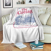 Coming To The Cottage Throw Blanket LGBT Romance Hockey Fan