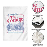 Coming To The Cottage Garden Flag LGBT Romance Hockey Fan