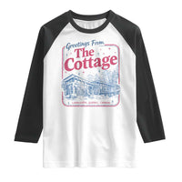 Coming To The Cottage Raglan Shirt LGBT Romance Hockey Fan