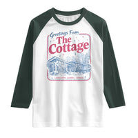 Coming To The Cottage Raglan Shirt LGBT Romance Hockey Fan