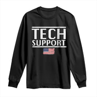 Tech Support Long Sleeve Shirt IT Support Programmer Engineer Elon Musk