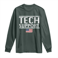 Tech Support Long Sleeve Shirt IT Support Programmer Engineer Elon Musk