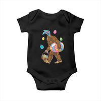 Bigfoot Easter Baby Onesie Funny Sasquatch Eggs Hunting - Wonder Print Shop