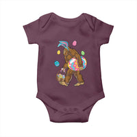 Bigfoot Easter Baby Onesie Funny Sasquatch Eggs Hunting - Wonder Print Shop